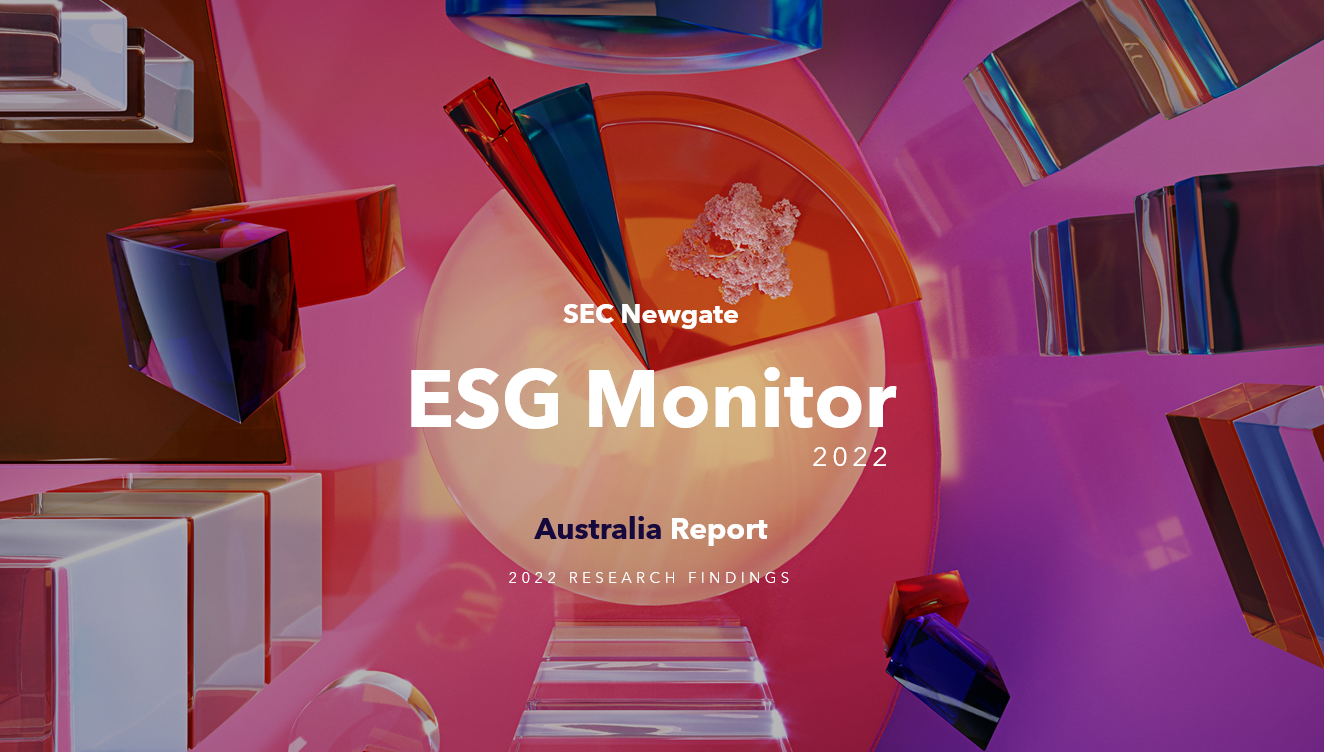 Stay the course on Australian ESG Action SEC Newgate ESG Monitor